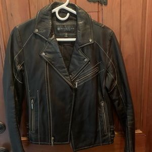Super cool heavy weight Kenneth Cole motorcycle style jacket!
